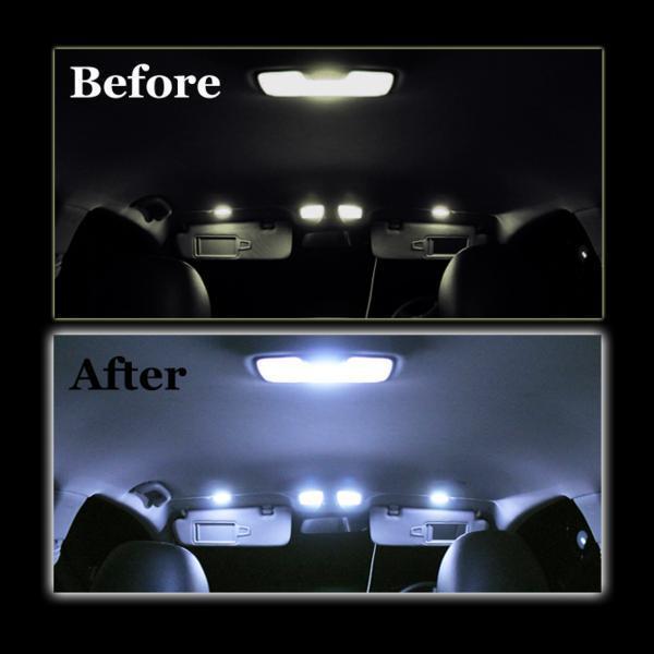 【送料無料】トヨタ アルファード 初代 10系 ルームランプ LED トヨタ 13点フルセット サンルーフ有り LED 室内灯_画像2
