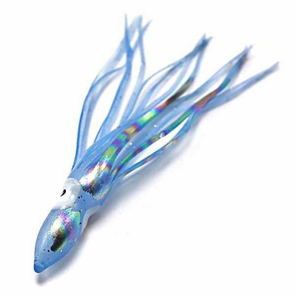 タコベイト 10cm 20本セット ランダムカラー イカ釣り インチク 仕掛け タイラバ 仕掛け 回遊魚 タチウオ 釣り用品 釣り具_画像3