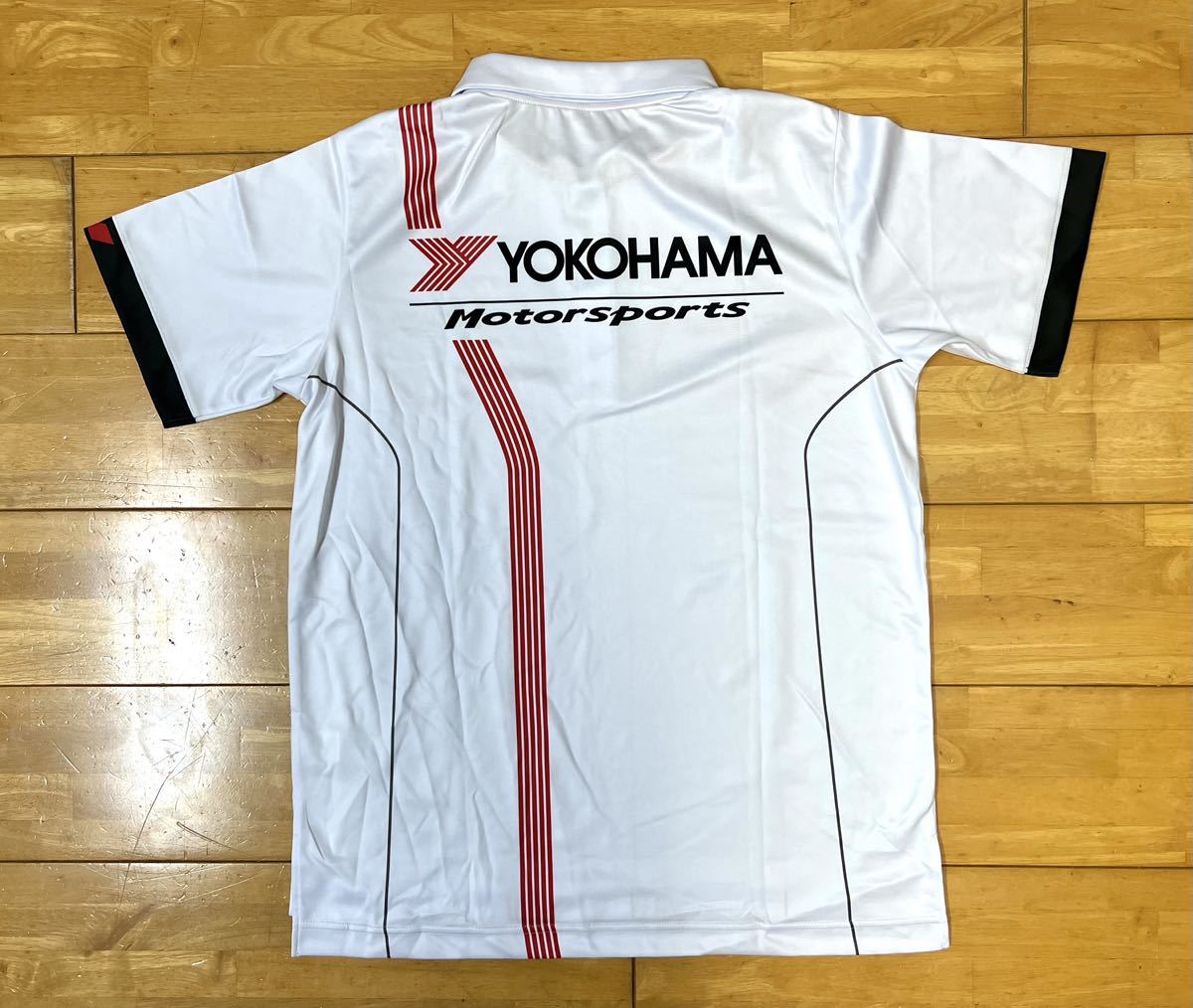 新品 ヨコハマタイヤ ADVAN MOTOR SPORTS ポロシャツ YOKOHAMA 速乾 半袖 レーシング モータースポーツ _画像2