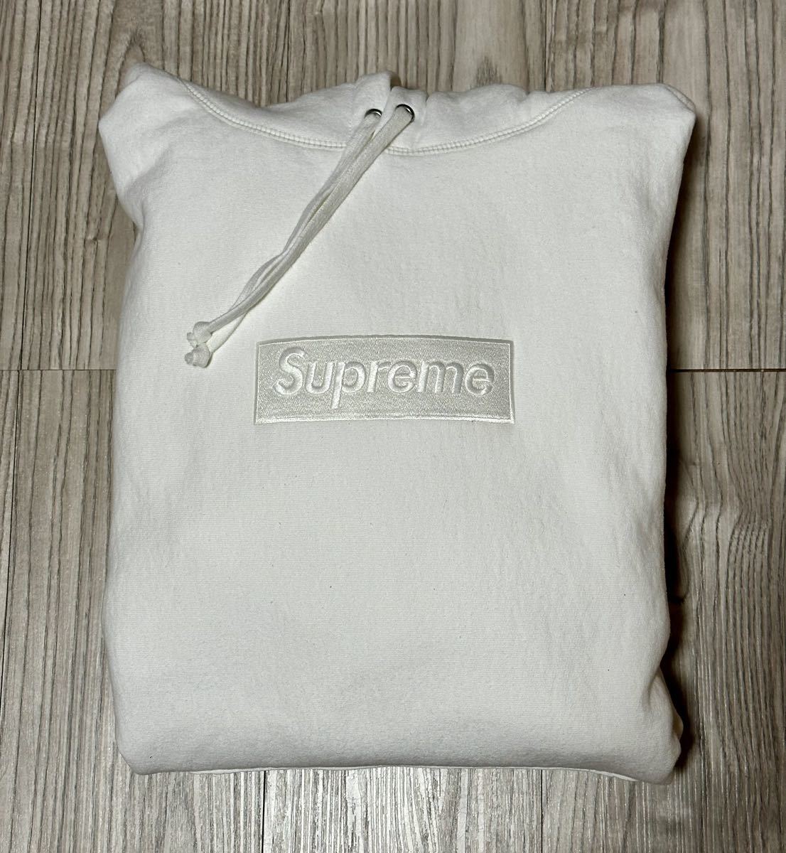 Supreme Box Logo Hooded Sweatshirt White L シュプリーム ボックスロゴ パーカー 白_画像2