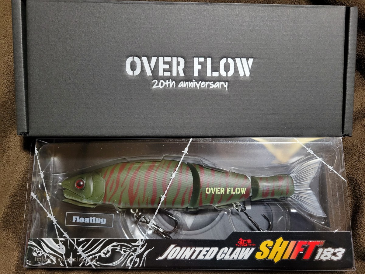 ★OVER FLOW×GANCRAFT★鮎邪 JOINTED CLAW SHIFT 183 Type-F オーバーフロー×ガンクラフト コラボ シフト183 #OF-01 Amazon -One 新品