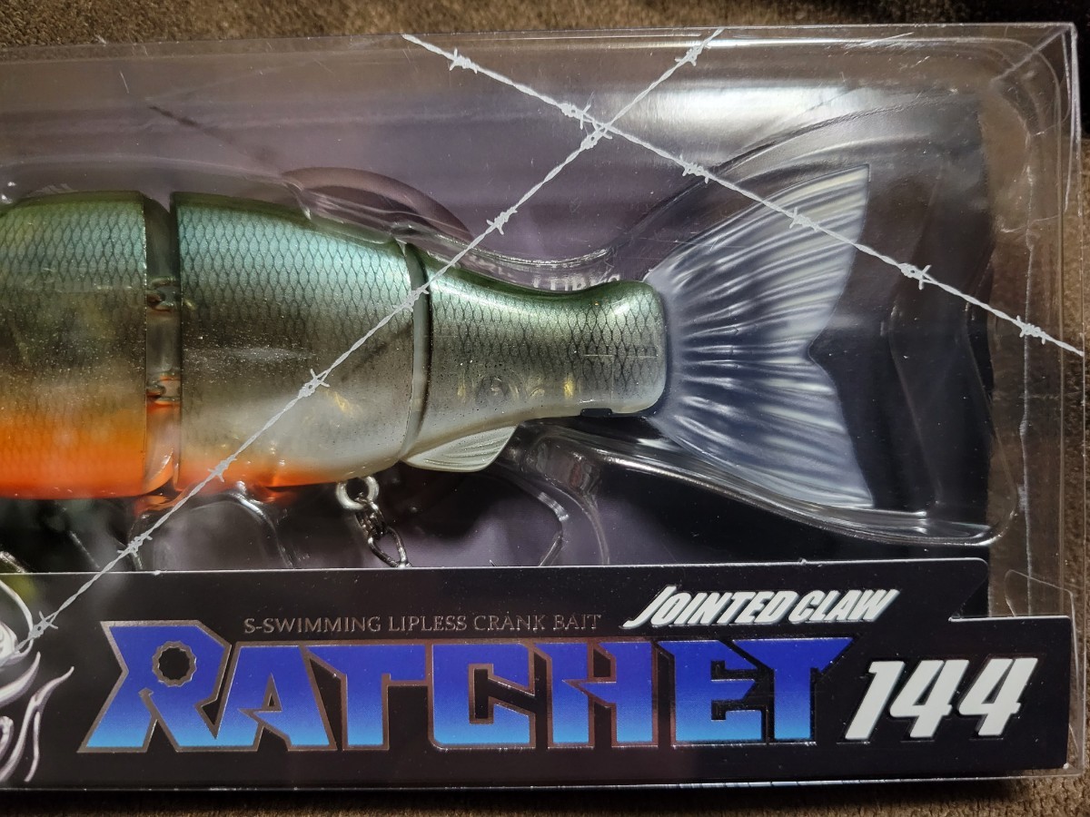 ★GANCRAFT★RATCHET 144 Type-F LINE登録者限定 FIRST SHOT MODEL ガンクラフト ラチェット#WM-03 ピラニア Length 140mm Weight 1.2oz _画像3