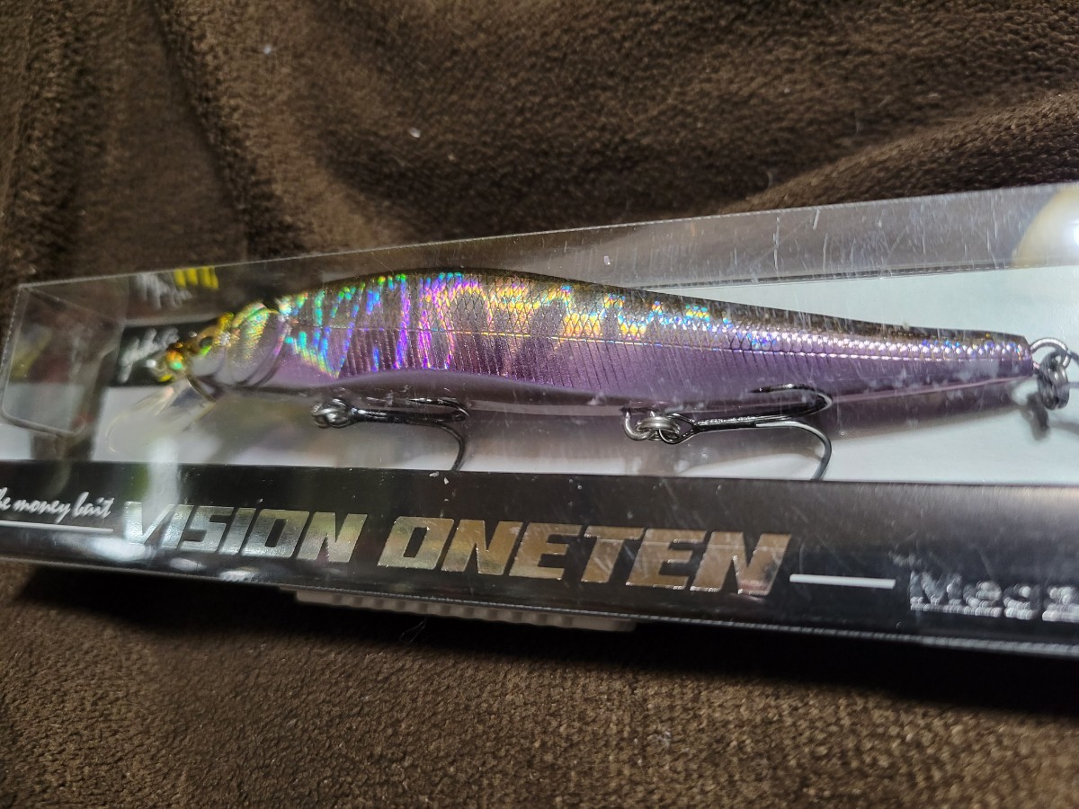 ★Megabass★VISION ONETEN メガバス ビジョン ワンテン GG FLASHING WAKASAGI 新品 Length 110.5mm Weight 1/2oz ジャークベイト 伊東由樹の画像5