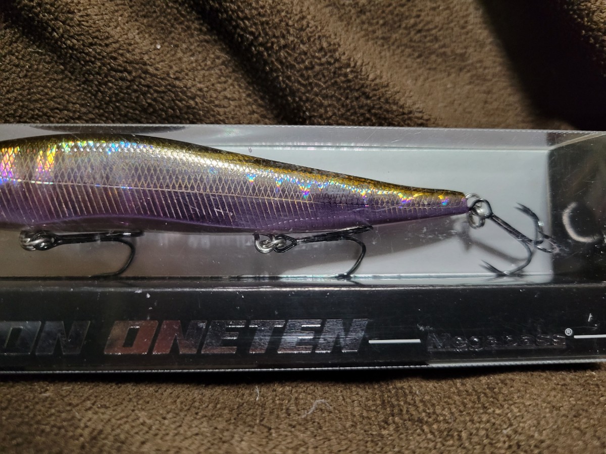 ★Megabass★VISION ONETEN メガバス ビジョン ワンテン GG FLASHING WAKASAGI 新品 Length 110.5mm Weight 1/2oz ジャークベイト 伊東由樹の画像3