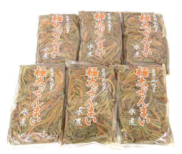 送料300円(税込)■st719■(1207)◎タチバナ食品 極太ぜんまい 水煮 1000g 6点【シンオク】_画像1