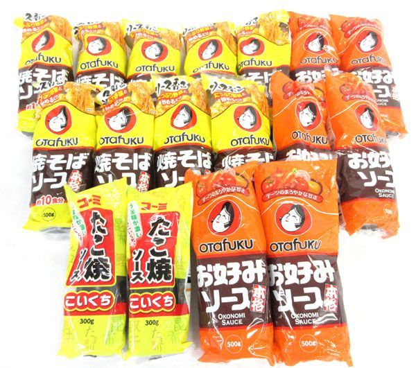 送料300円(税込)■az285■◎ソース(焼きそばソース・お好みソース 等) 3種 17点【シンオク】_画像1