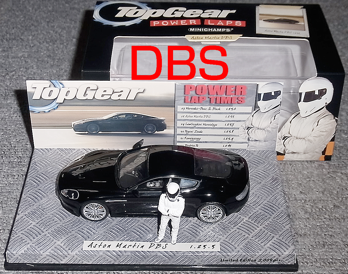 2022年春の TopGear 007 ブラック DBS アストンマーチン 1/43 トップ