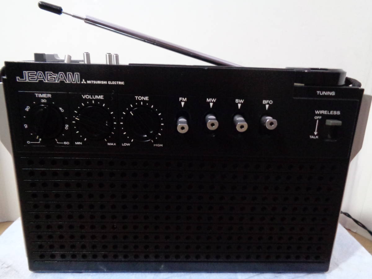 三菱 ジーガム FIC-404　ジーガム404 (JEAGAM 404) FM/MW/SW 　3バンドラジオ　作動整備品_画像3
