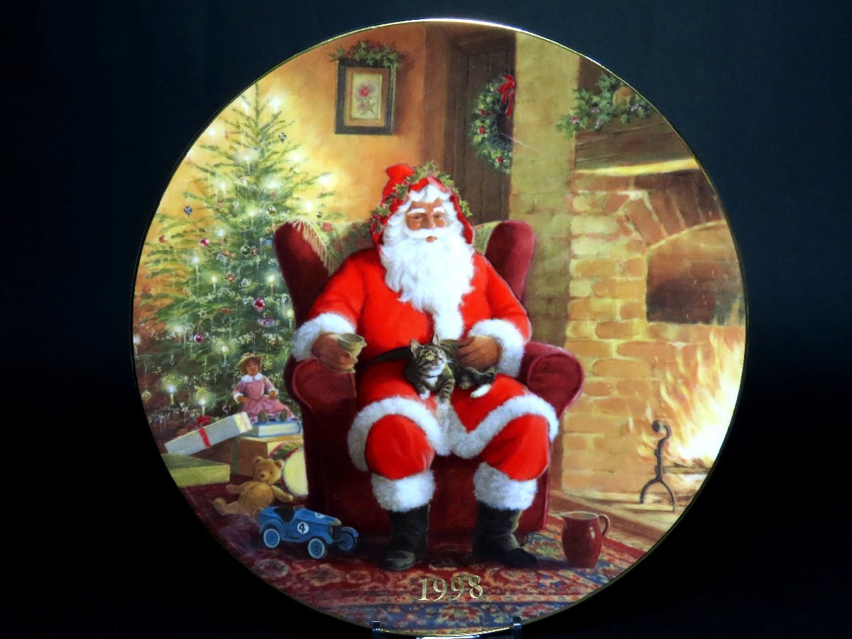 ■ロイヤルドルトン　　１９９８年・クリスマスプレート　　　〈同梱対象商品〉_画像1