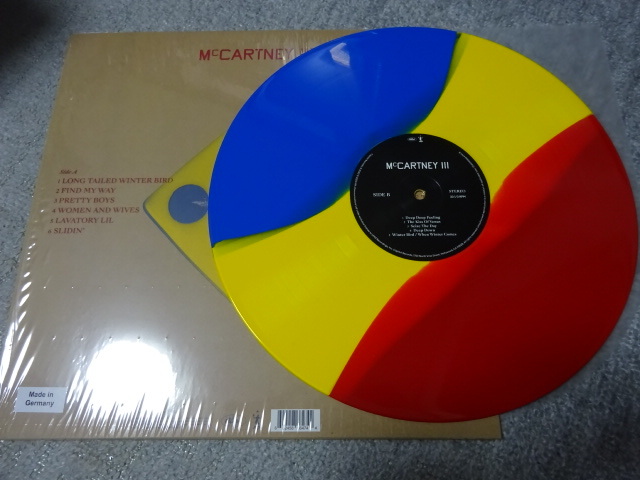 サイト限定 3色ストライプ・カラーLP「McCartney III 3x3 Edition」開封新品 ポール・マッカートニー_画像2