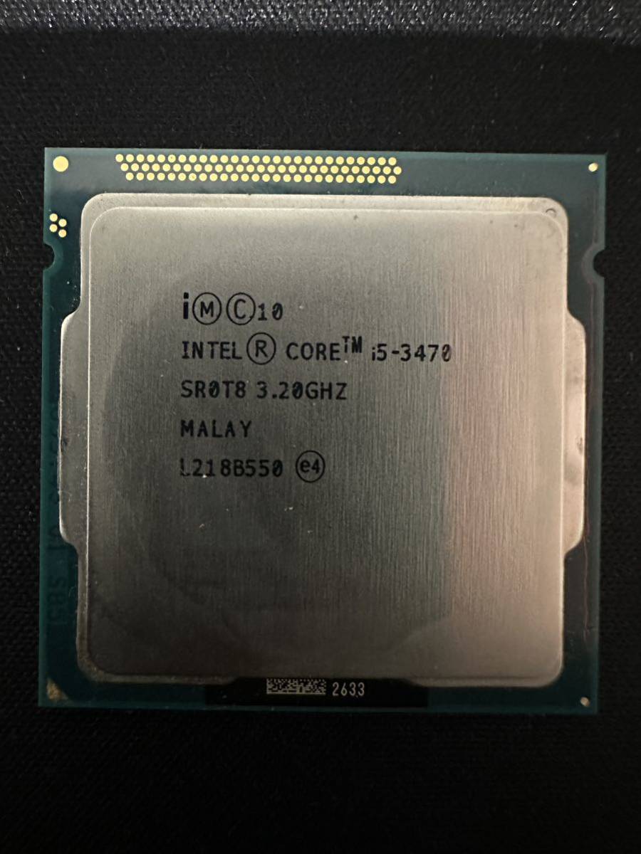 中古品　INTEL インテル CPU Core i5-3470 SR0T8 3.2GHz_画像1