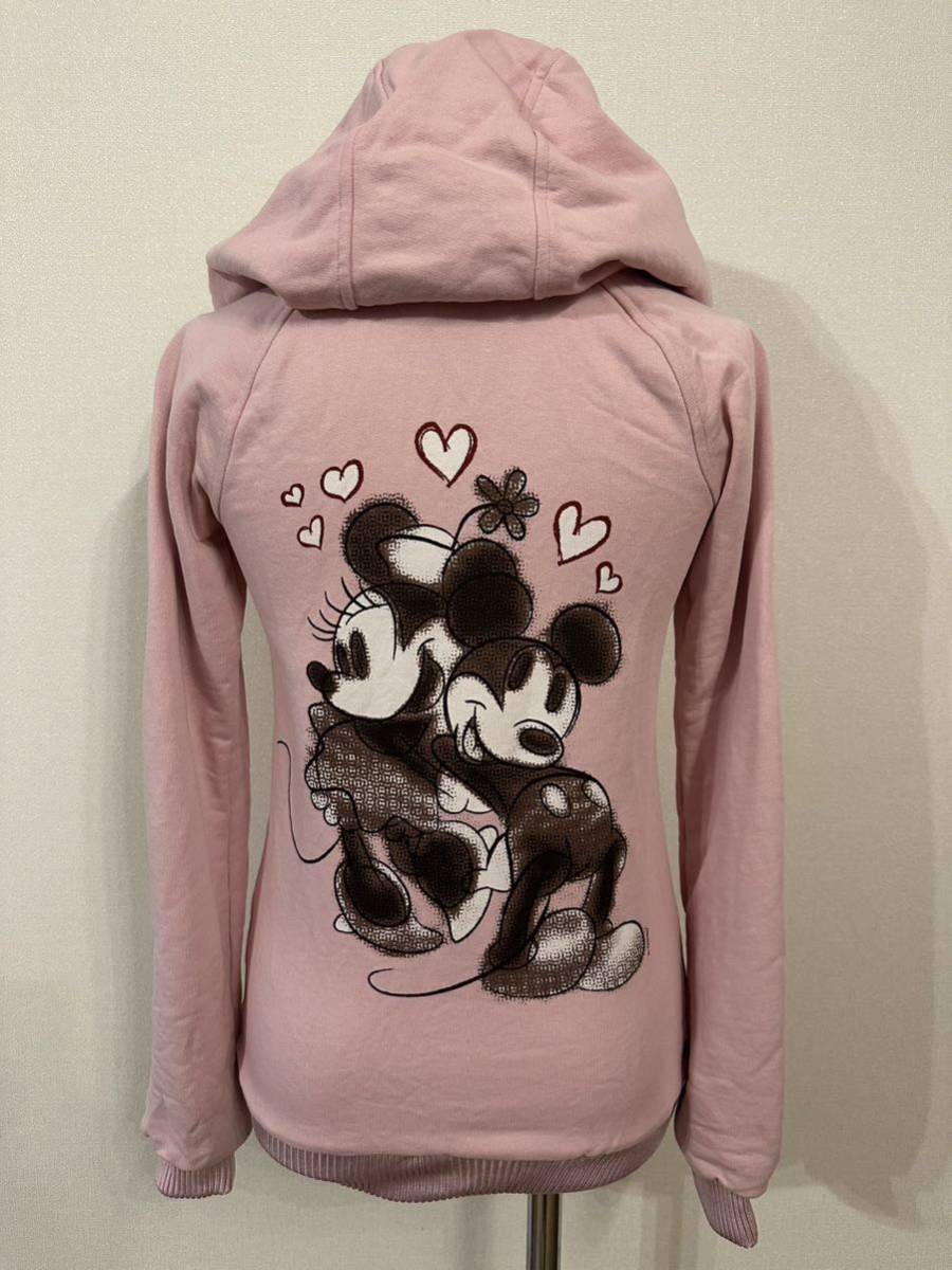 D&G DOLCE&GABBANA Dolce & Gabbana Disney Disney Mickey minnie silk total lining Zip up sweat Parker pink 36