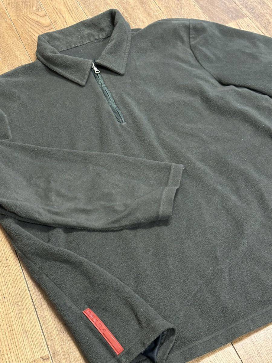 名作 本物 PRADA SPORT プラダスポーツ ハーフジップ フリース 名作 本物 PRADA SPORT プラダスポーツ ハーフジップ フリース