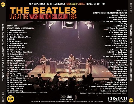 THE BEATLES / LIVE AT THE WASHINGTON COLISEUM 1964 (1CD+1DVD)_画像3