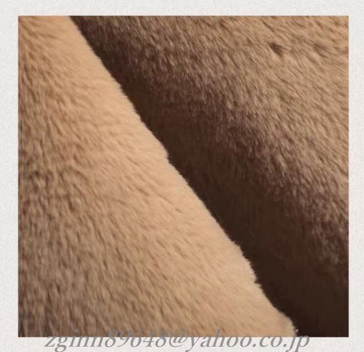 最高級 ムートンコート ブルゾン 天然革 毛皮 ファーコート ライトジャケット配色 シープスキン ラムレザー グリーン M~5XL_画像8