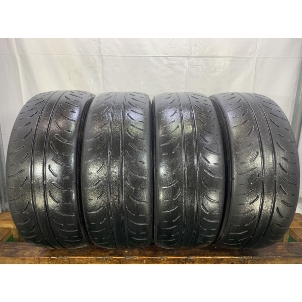 溝あり ダンロップ DIREZZA ZⅢ 205/50R16 87V 4本/札幌市手渡し可/中古オンロードタイヤ(夏タイヤ) F_90_画像1