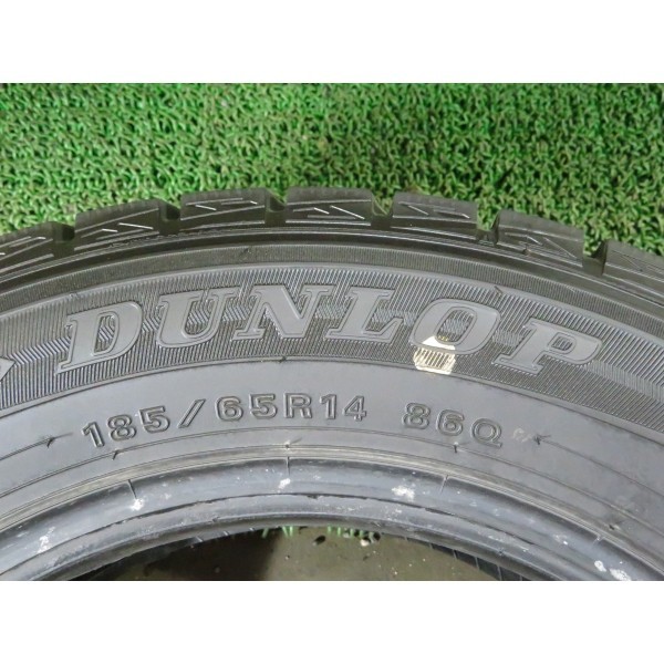 2019年製 9分山 ダンロップ WINTERMAXX WM01 185/65R14 86Q 4本/札幌市手渡し可/中古スタッドレスタイヤ(冬タイヤ)エアウェイブ F_76_画像7