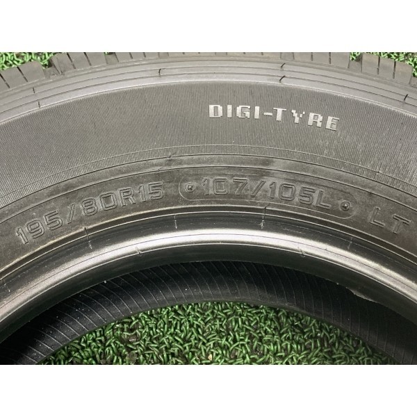 2022年製 7～8分山 ダンロップ ENASAVE VAN01 195/80R15 107/105L LT 4本/札幌市手渡し可/中古オンロードタイヤ(夏タイヤ) F_120_画像9