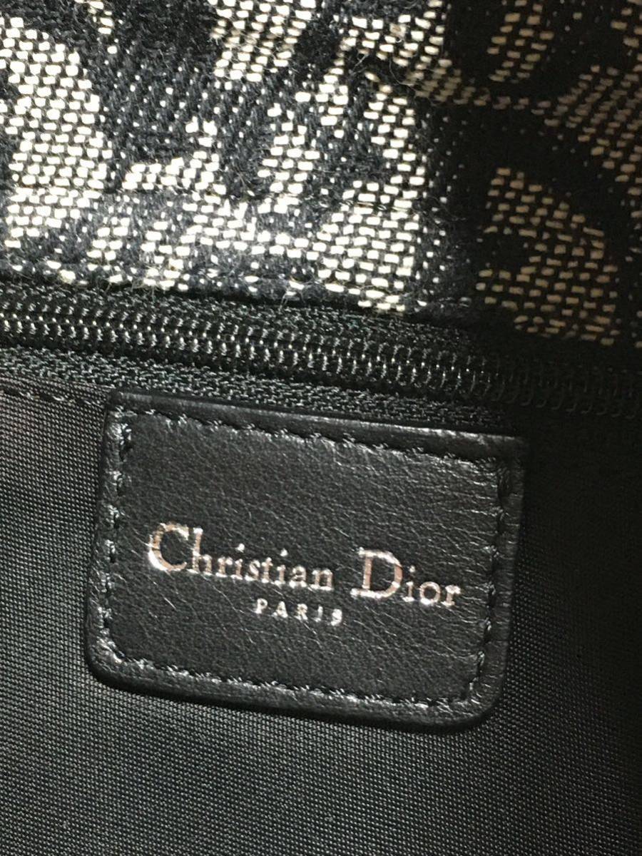 【美品】 クリスチャンディオール 製造証明書付き トロッター ショルダーバッグ ハンドバッグ Christian Dior_画像8