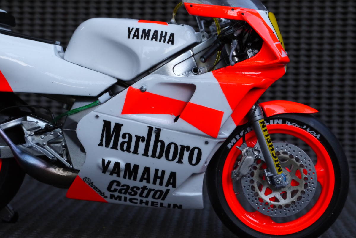 1/12　YZR500　87　＃21マルボロ（ハセガワYZR88ベース）完成品_画像8