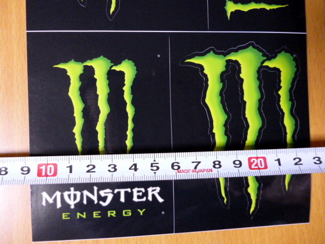 黒　　１枚　モンスター　 エナジー　ドリンク　 ステッカー 　非売品　 　 MONSTER ENERGY_画像2