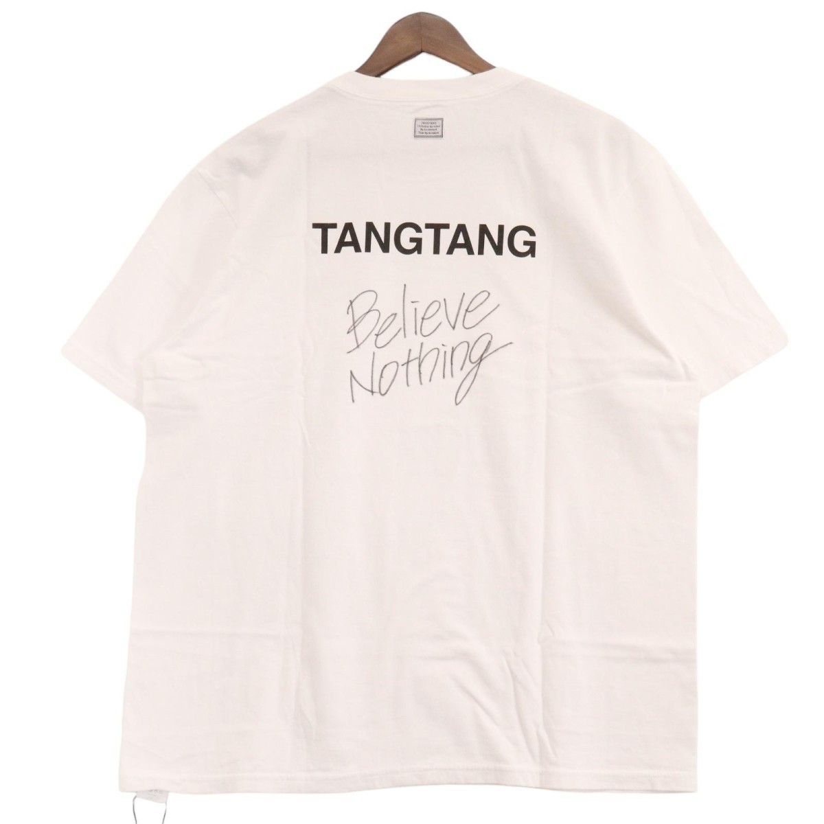 未使用品 TANGTANG / DRAWING タンタン ドローイング 手描き クルーネック Tシャツ 半袖 カットソー 表記サイズXL_画像2