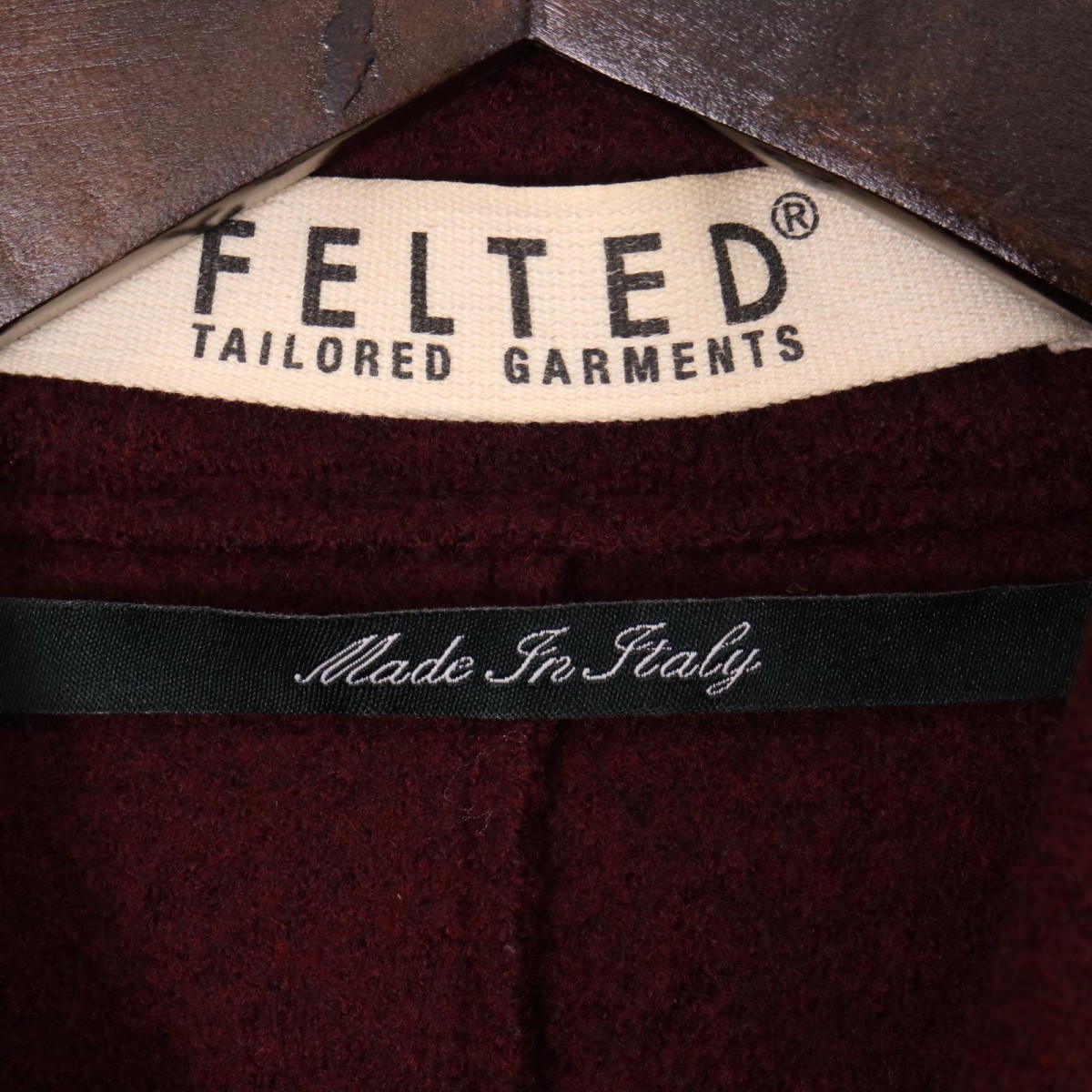 FELTED TAILORED GARMENTS フェルテッドテーラードガーメンツ ダッフルコート 表記サイズS_画像7