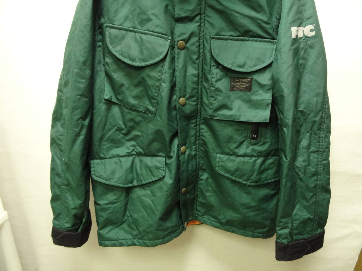  nationwide free shipping efti-si-FTC men's green color with cotton mountain jacket Parker outer S size 