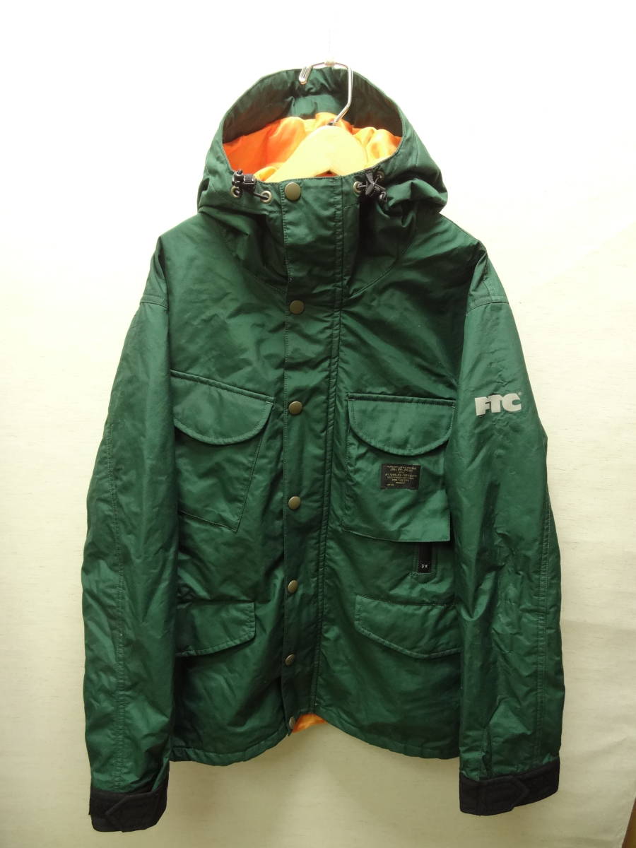  nationwide free shipping efti-si-FTC men's green color with cotton mountain jacket Parker outer S size 