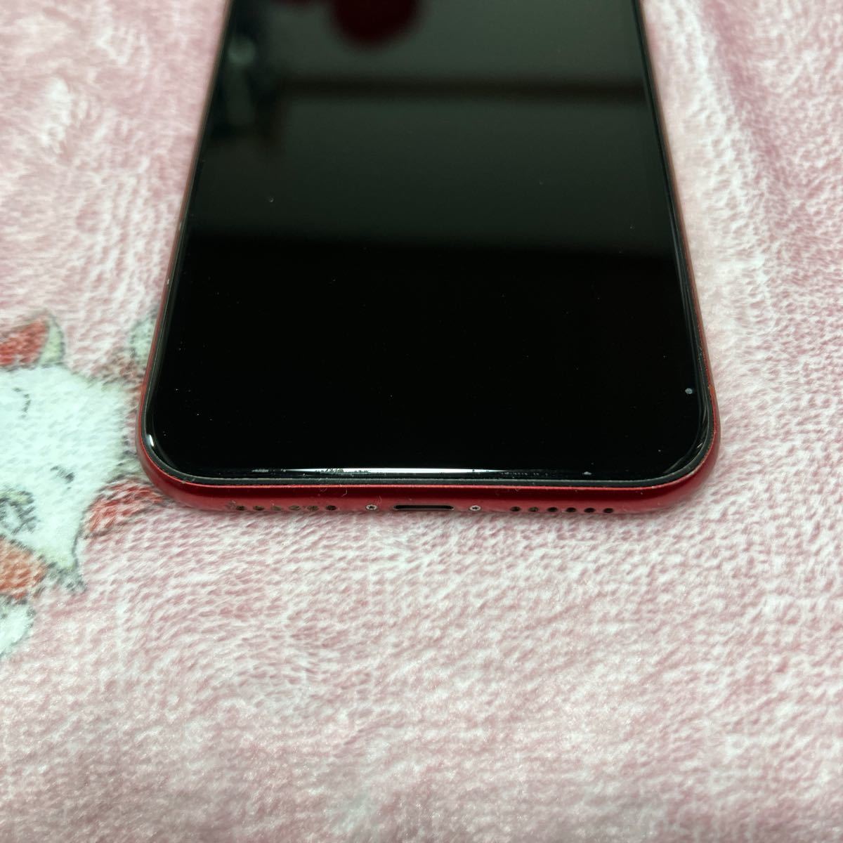 1円〜 SIMフリー iPhoneXR レッド　128GB 判定○ 送料無料 バッテリー80%_画像6