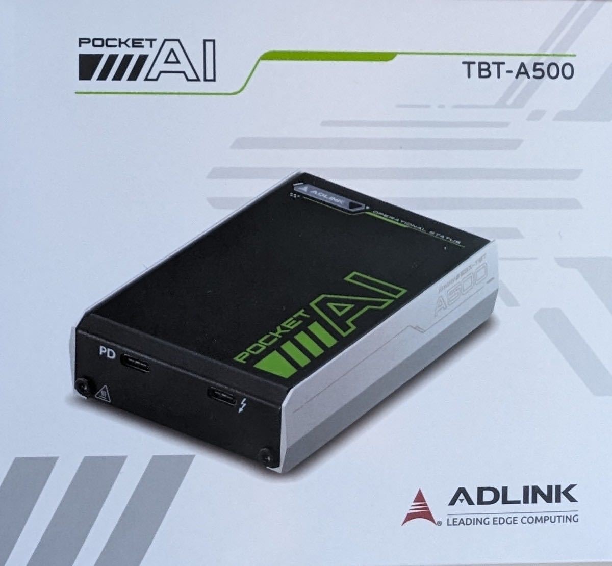 ADLINK Pocket AI small size portable GPU accelerator eGPU ADLINK Pocket AI small size portable GPU accelerator eGPU