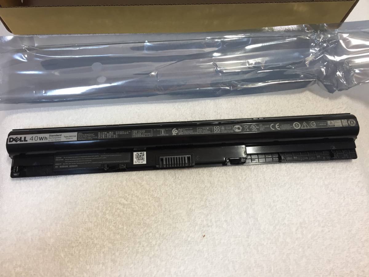 DELL Inspiron 14 15 3000 シリーズ用 純正バッテリー M5Y1K 14.8V 40Wh 未使用品_画像4