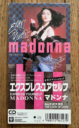 8cm シングル CD 日本盤 国内盤 Madonna / Express Yourself・The Look Of Love 09P3-6147 マドンナ / エクスプレス・ユアセルフ 1989年_画像1