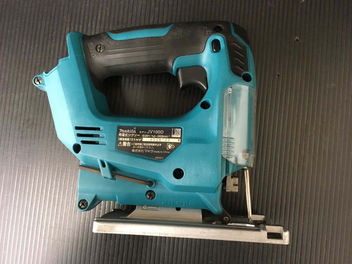 [ secondhand goods ]* Makita rechargeable jigsaw ( body only / battery * charger optional ) 10.8V JV100DZ T5306 IT613AGHDIDI