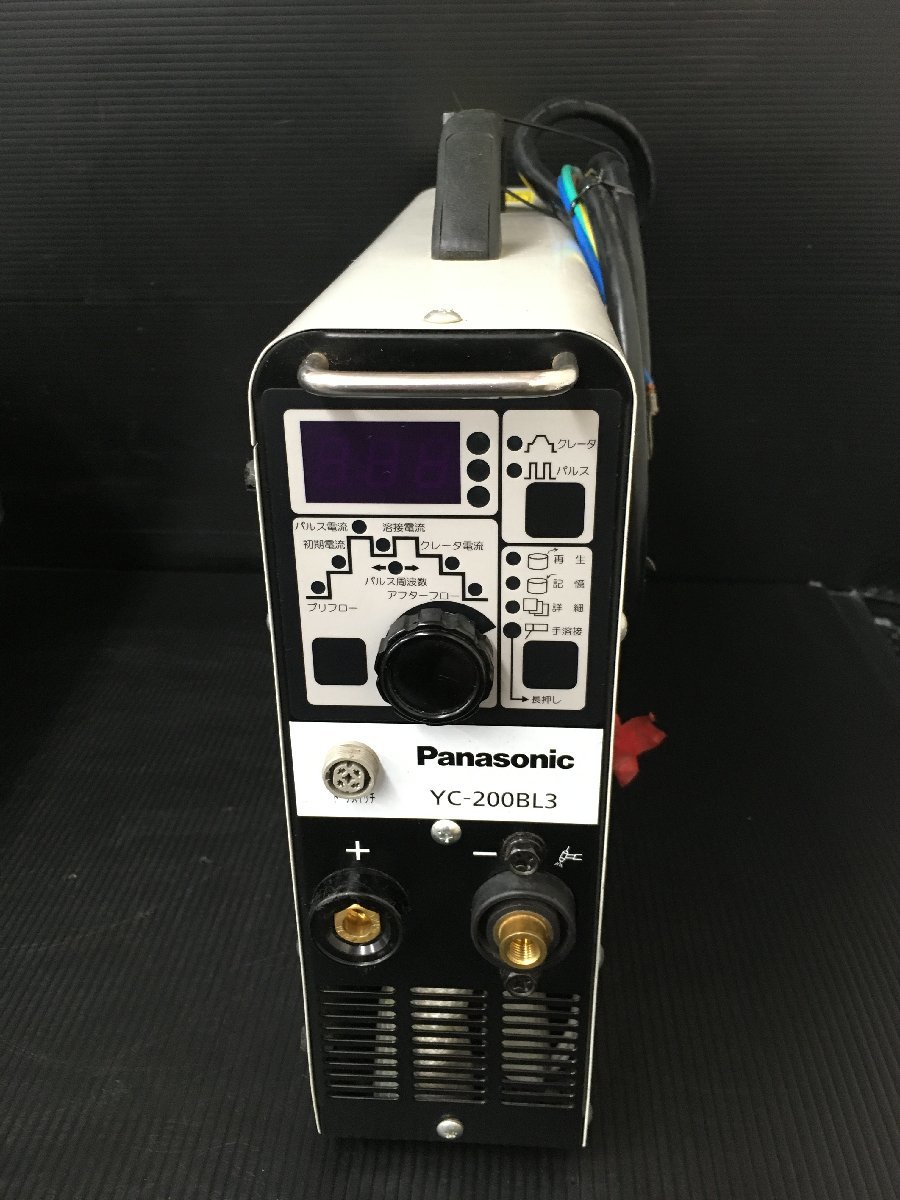 【中古品】Panasonic(パナソニック) フルデジタル直流TIG溶接機 YC-200BL3　T2303　IT44KL5MMP6A_画像2