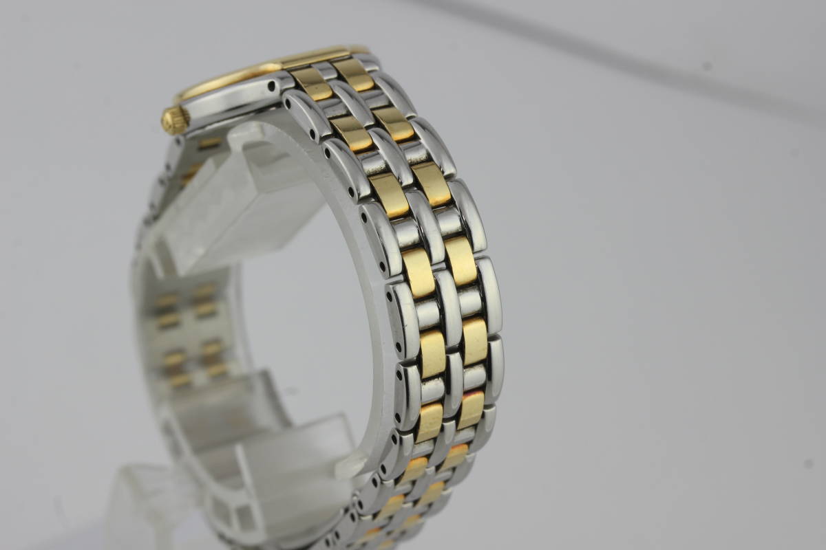 OMEGA オメガ シンボル レディース腕時計 SS/750YG 長いブレスの画像4