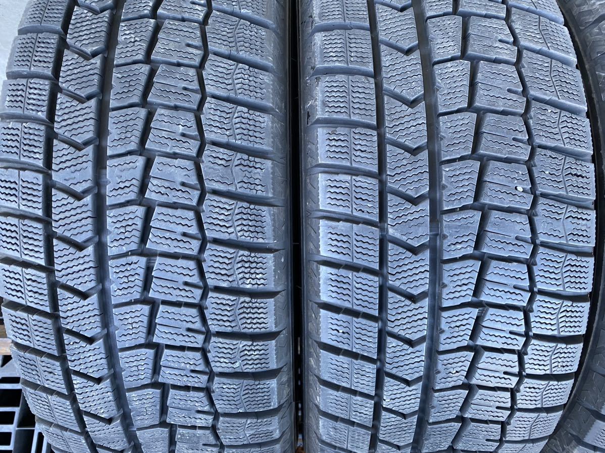 H3402　送料無料☆深溝スタッドレス　DUNLOP WINTER MAXX WM02　215/55R16 93Q　4本価格　2018年製_画像2