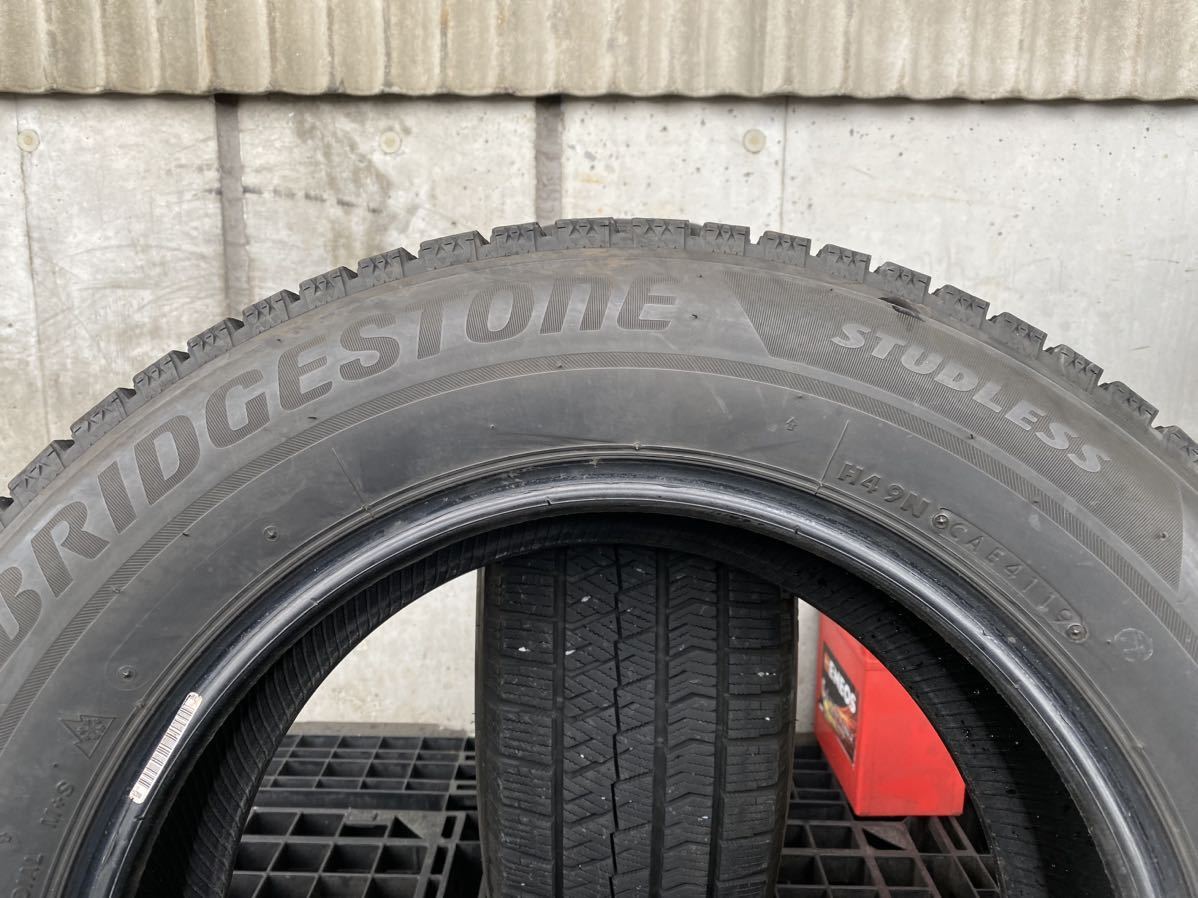 I3363　送料無料☆深溝スタッドレス　BRIDGESTONE ブリヂストン BLIZZAK VRX2　195/65R15 91Q　2本価格　2019年製_画像5