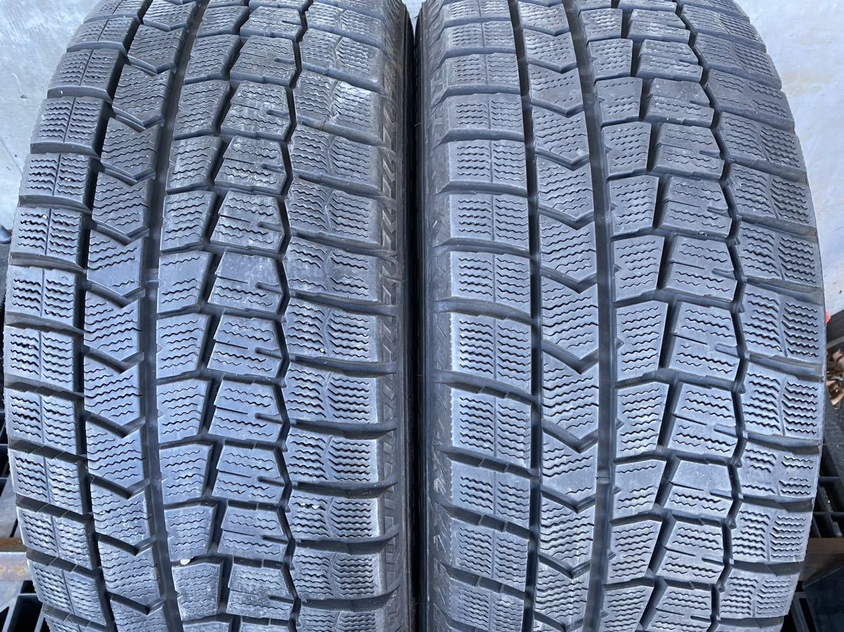 J3390　送料無料☆深溝スタッドレス　DUNLOP WINTER MAXX WM02　225/55R17 97Q　2本価格　2018年製_画像2