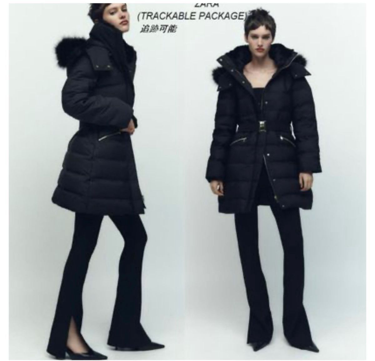 完売品 【ZARA】WATER AND WIND PROTECTION ベルト ダウン 完売品 【ZARA】WATER AND WIND PROTECTION ベルト ダウン