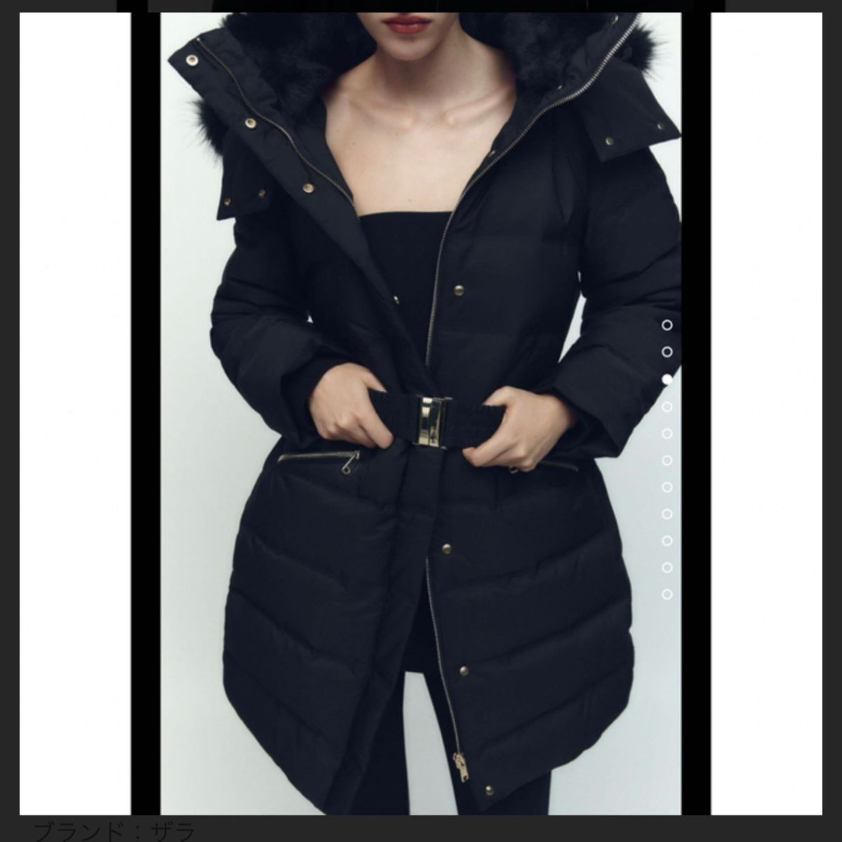 完売品 【ZARA】WATER AND WIND PROTECTION ベルト ダウン 完売品 【ZARA】WATER AND WIND PROTECTION ベルト ダウン