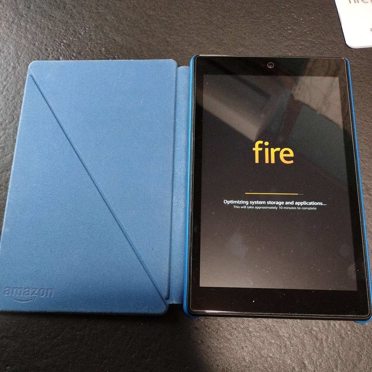 Amazon アマゾン Fire HD 8 第7世代 10.53GB/12.6GB SX034QT ブラック タブレット カバー付き★動作確認済み★ リセット済み_画像4