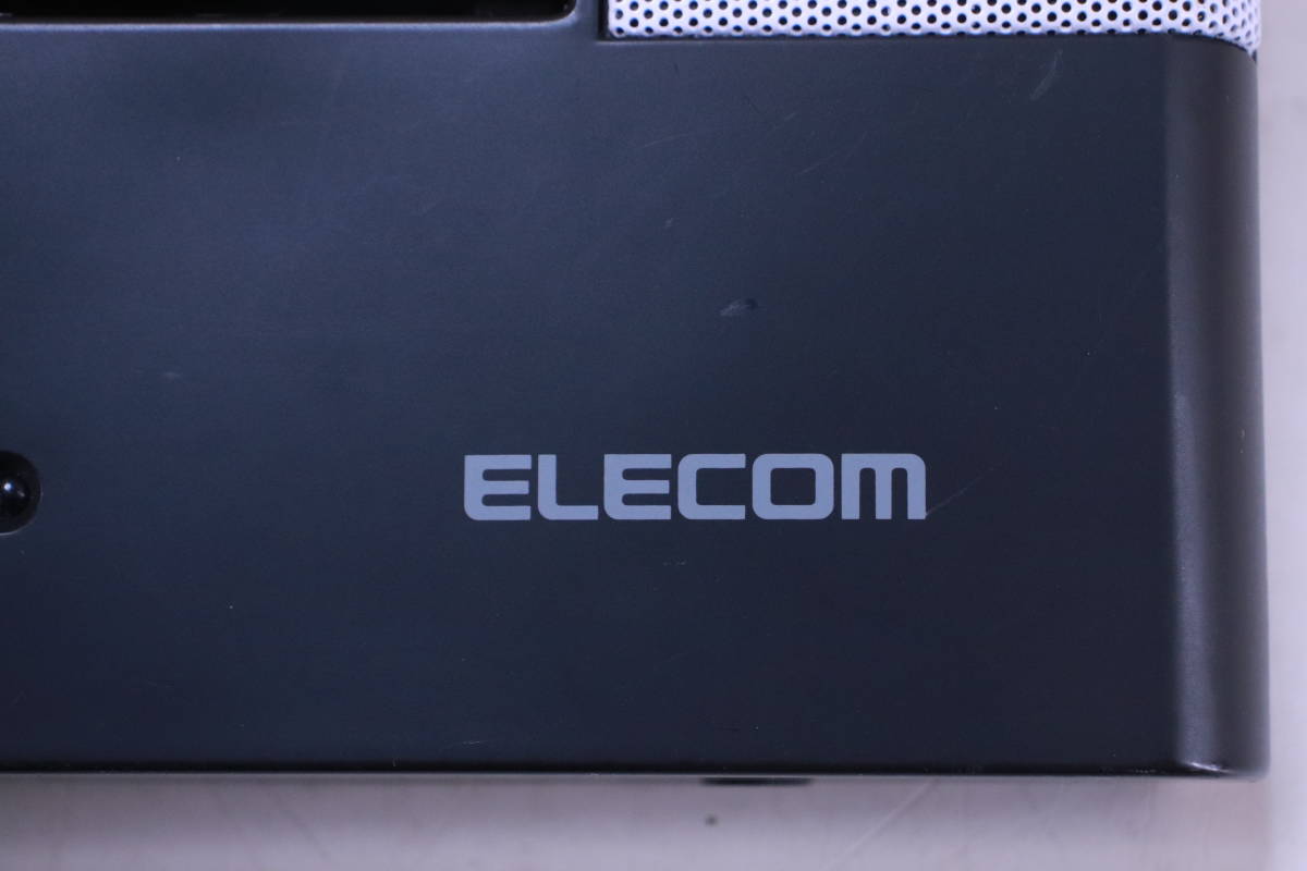 ELECOM エレコム iPod用 2.1ch ステレオスピーカー ASP-P200SBK リモコン欠品 中古現状■(F8393)の画像6