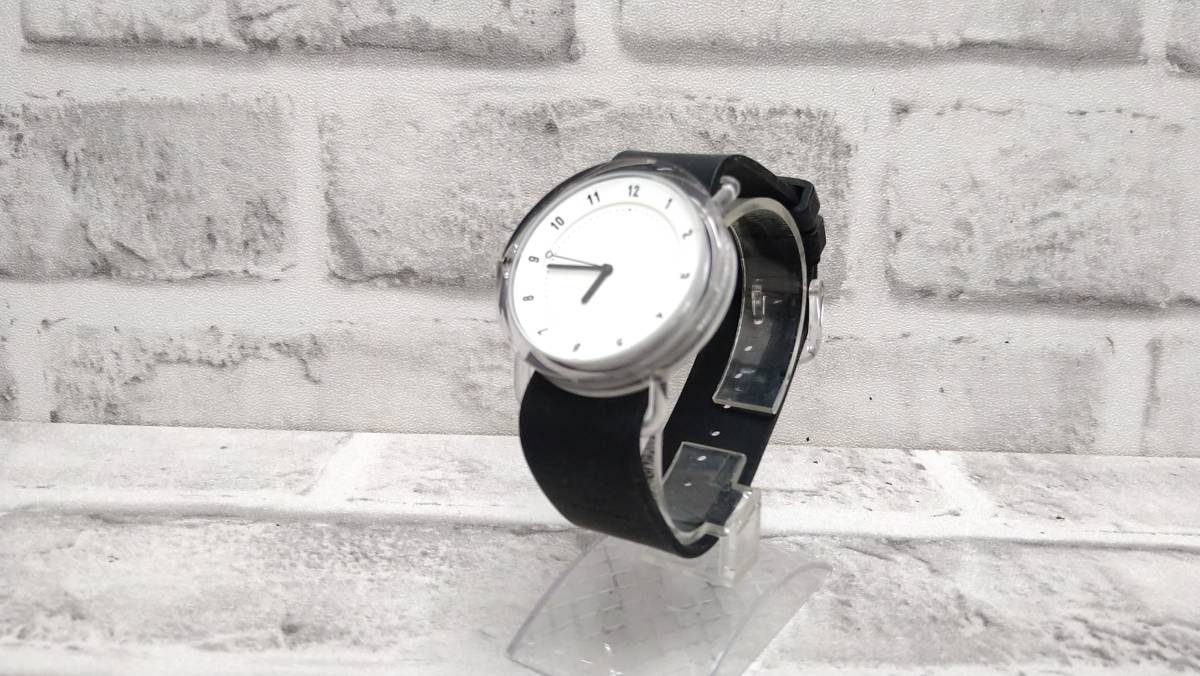k988 TID Watch No.3 腕時計 クオーツ アナログ クリアケース 出品時点不動品 中古品 現状品 60サイズ発送の画像1
