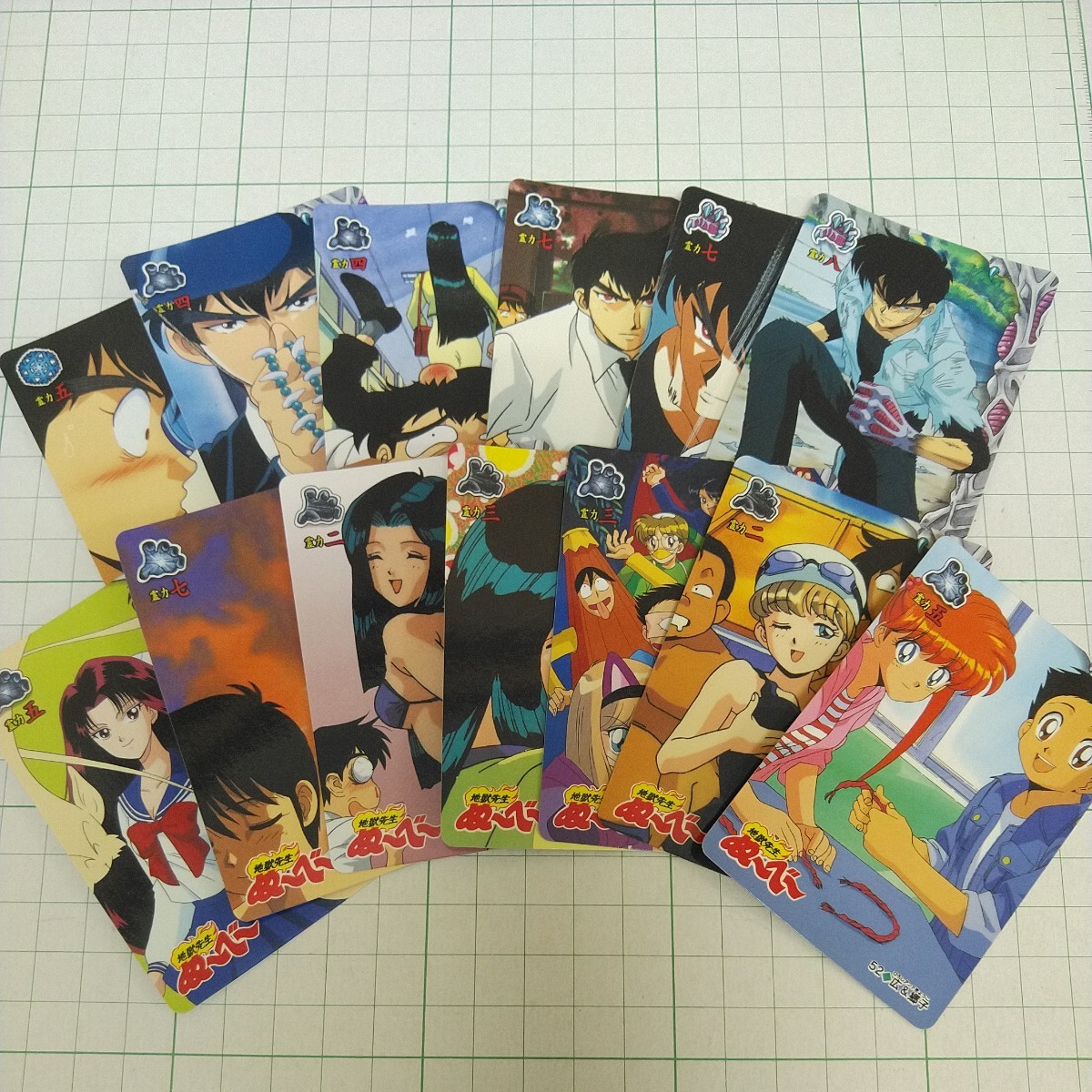  обычный comp Carddas Jigoku Sensei .-.- часть 2 1997 год Bandai BANDAI карта коллекционные карточки Nube Nube подлинная вещь малый 