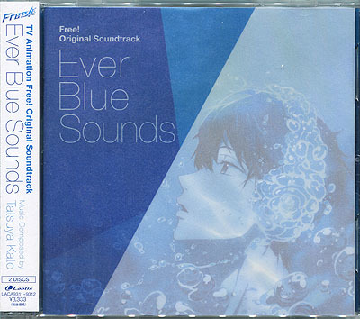 CD[Free!■オリジナルサウンドトラック ■Ever Blue Sounds]■加藤達也■OLDCODEX■STYLE FIVE■京都アニメーション■CD2枚組■帯付き_画像1