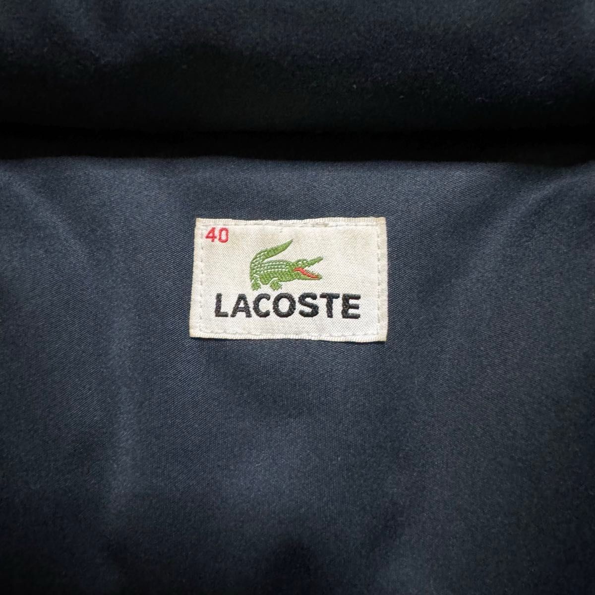 LACOSTE　ラコステ　機能素材ダッフル マジックダウンコート　ネイビー サイズ40 M
