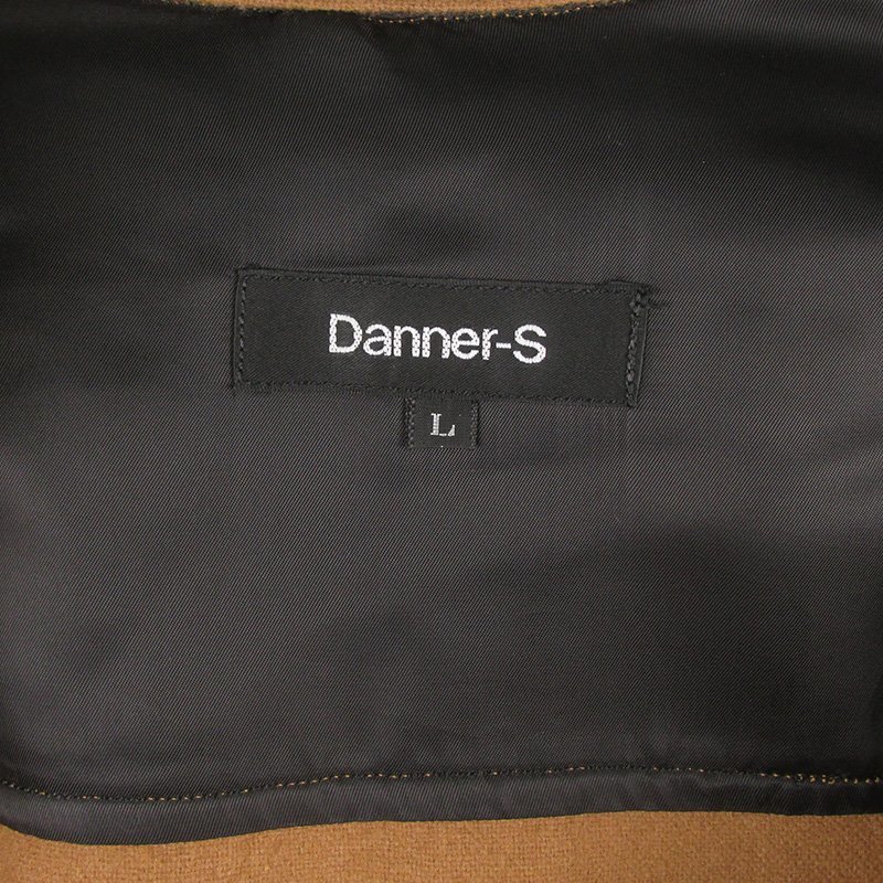 LFS23186 Danner-s sulvam サルバム ダナー FRAP POCKET SHIRT ウールシャツ DSA-B03-102 L 未使用 ブラウン系_画像3