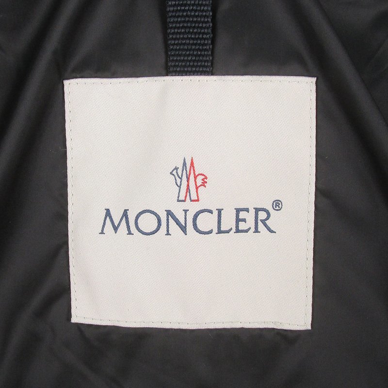 LWJ23358 MONCLER モンクレール DANTHONIE ウール チェック ダウンジャケット 0 未使用_画像4