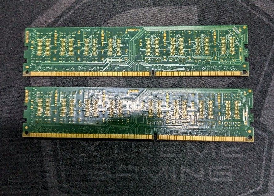 正常動作　　PCパーツ　メモリー　 CRUCIAL DDR3 PC3-12800 DDR3-1600 4G 2枚セット　合計8G 